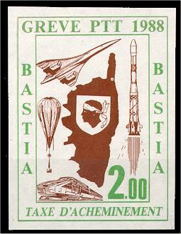 Gr�ve de 1988, Bastia, 2,00 F