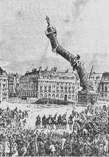 Destruction de la colonne Vendôme