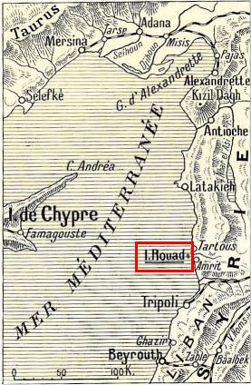 Carte de l'île Rouad