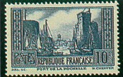 France : 10f bleu port de La Rochelle