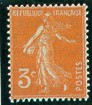 France : 3c orange type semeuse camée