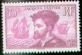 France : 75c lilas Jacques Cartier
